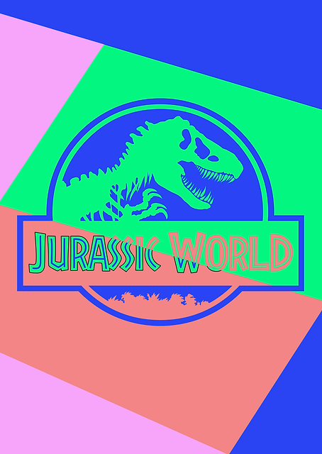 Jurassic World Logo 24 / PLATINA