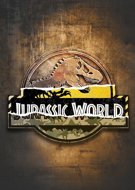 Jurassic World Logo 21 / PLATINA