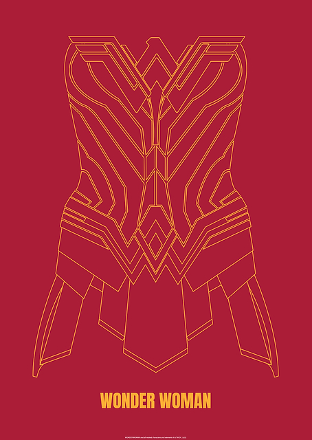 Wonder Woman Minimalistic / PLATINA