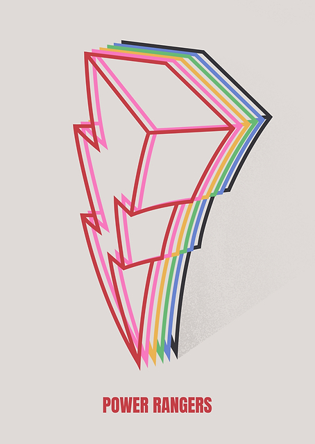 Power Rangers Minimalistic / PLATINA