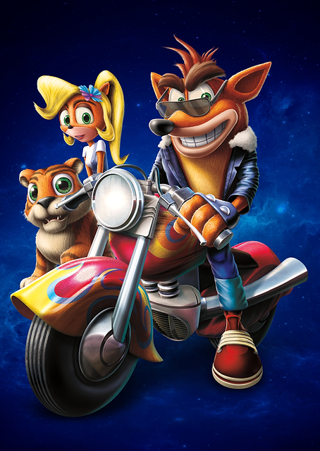 Crash's motorcycle / PLATINA