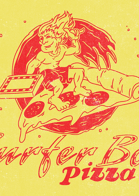 Surfer Boy Pizza / PLATINA