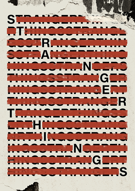 Stranger Things Typography / PLATINA