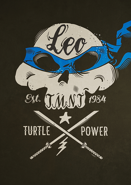 Leo Turtle Power / PLATINA