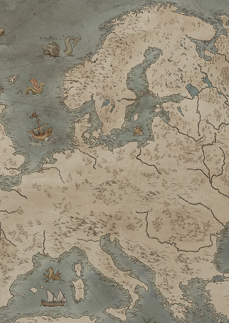 Clean Europe Map / PLATINA