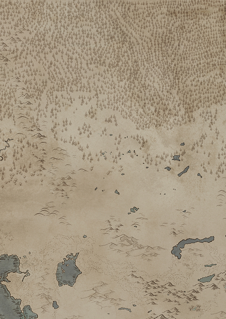 North Asia Clean Map / PLATINA