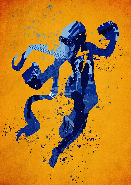 Ms Marvel blue shadow / platina