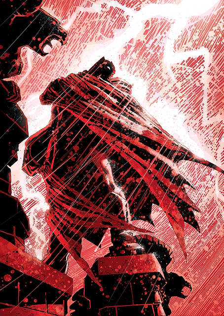 Batman in the rain / PLATINA