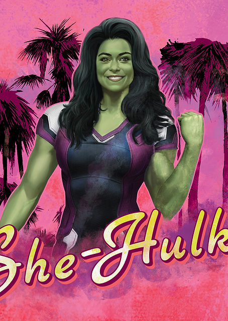 She Hulk in palms / PLATINA