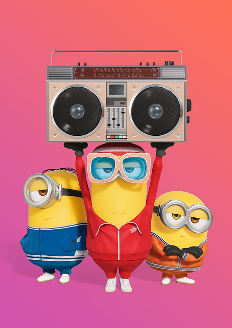 Minion Boombox / PLATINA