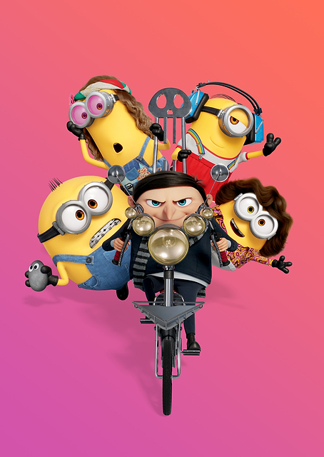 Gru and Minions bike / PLATINA