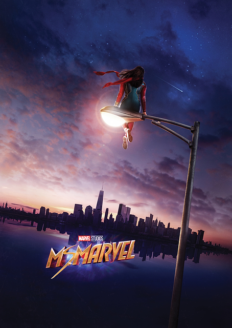 Ms Marvel poster / PLATINA