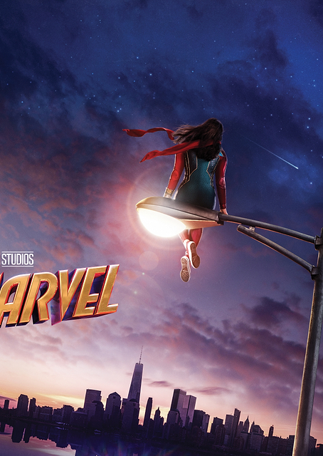Ms Marvel poster / PLATINA