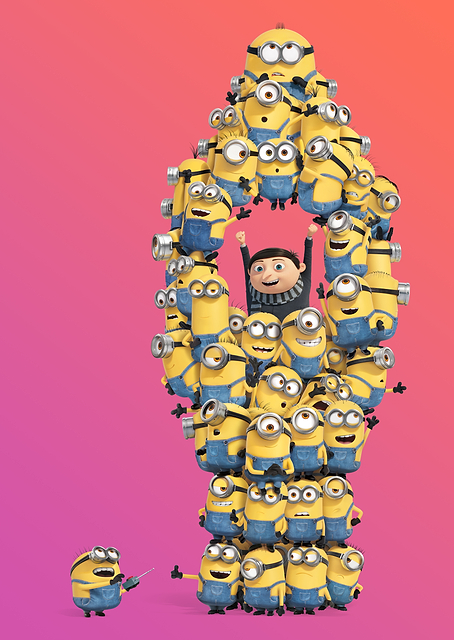 Gru and Minion Pyramid / PLATINA
