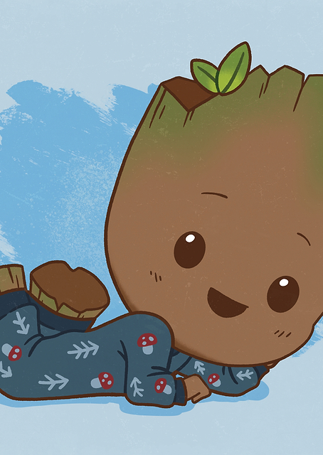 Cartoon Groot / PLATINA