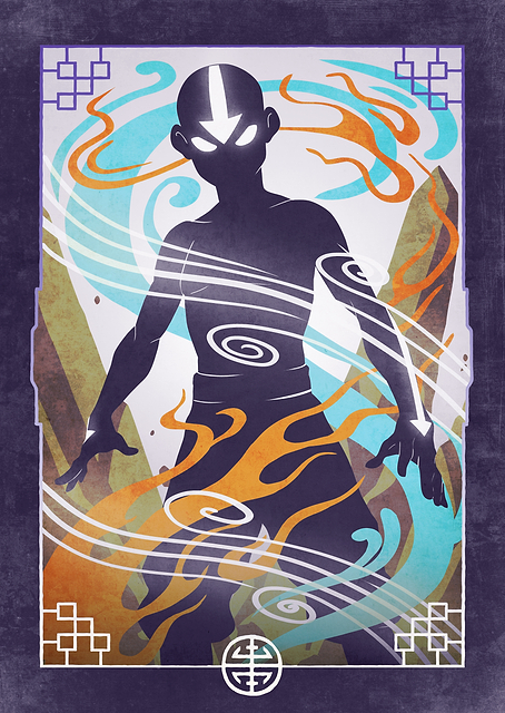 Aang Avatar State / PLATINA