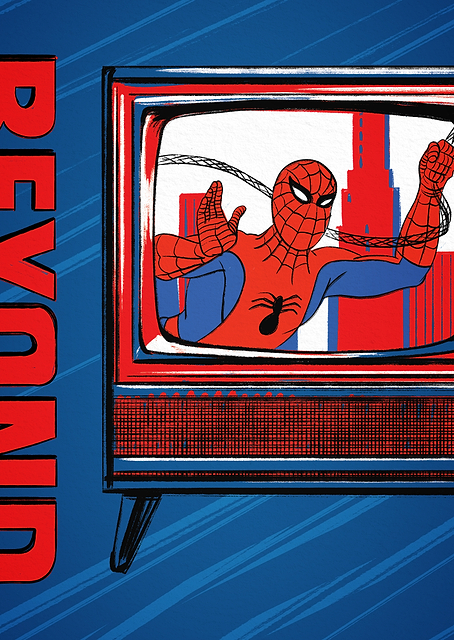 Vintage TV (horizontal) / PLATINA