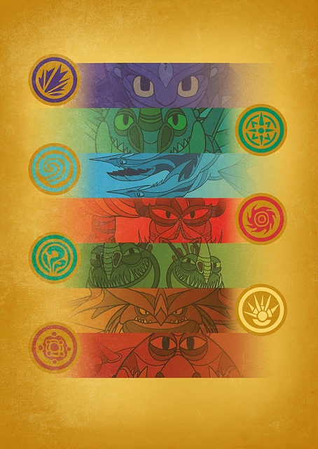 7 Classes of Dragons / PLATINA