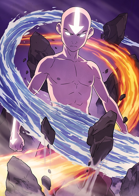 Aang Avatar State / PLATINA
