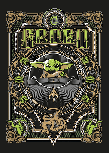 Grogu Badge / PLATINA