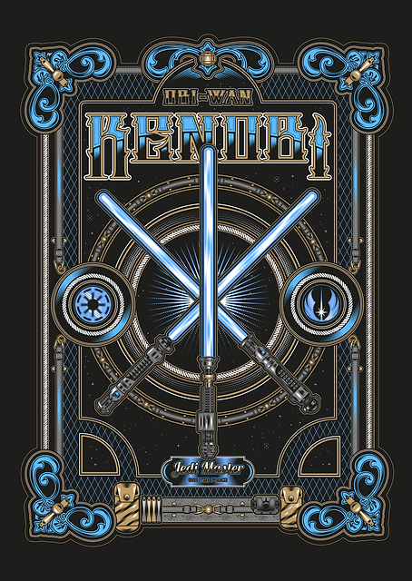 Obi-Wan Badge / PLATINA