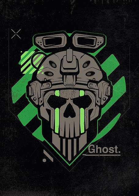 Ghost Mask green / PLATINA