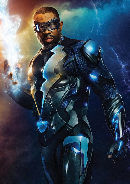 Black Lightning Superhero / PLATINA