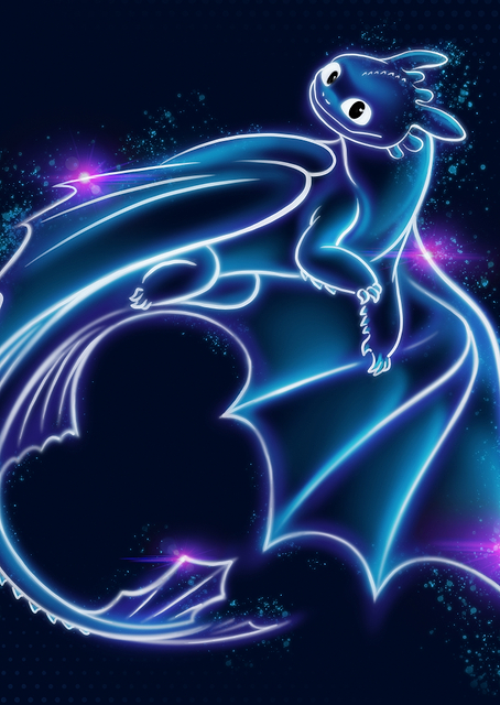 Night Fury Neon / PLATINA