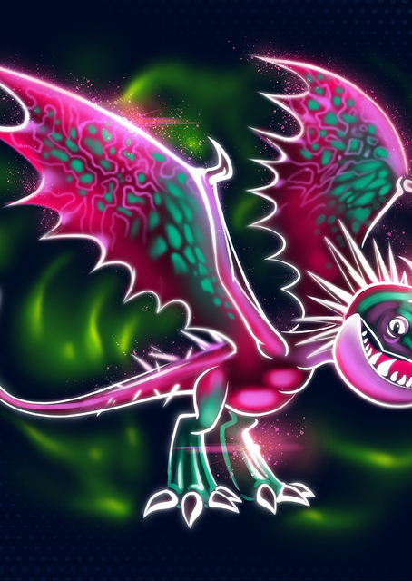 Titan Deadly Nadder Glow / PLATINA
