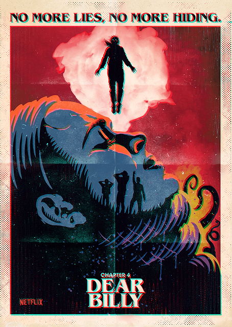 Dear Billy: Stranger Things Retro Poster / PLATINA