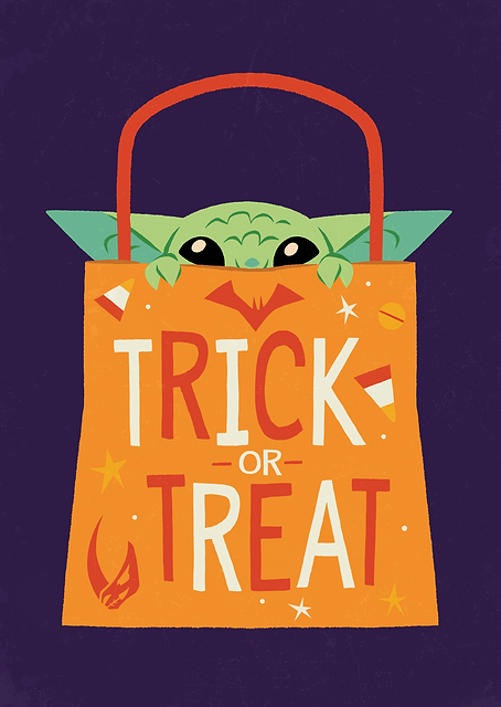 Grogu Trick or Treat / PLATINA