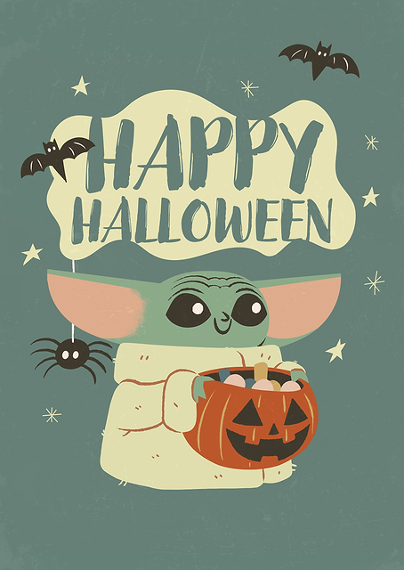 Happy Halloween from Grogu / PLATINA
