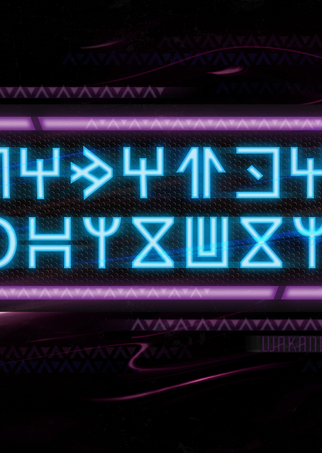 Wakanda neon / PLATINA
