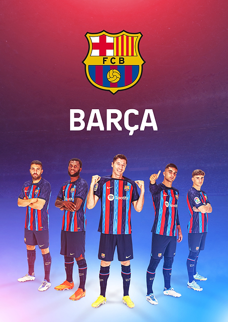 Lewandowski team Barca / PLATINA