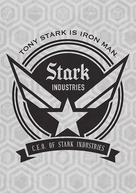 Stark badge / PLATINA