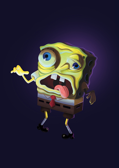 Scary Spongebob Halloween / PLATINA