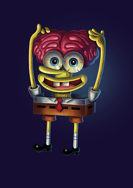 Spongebob Brain Halloween / PLATINA