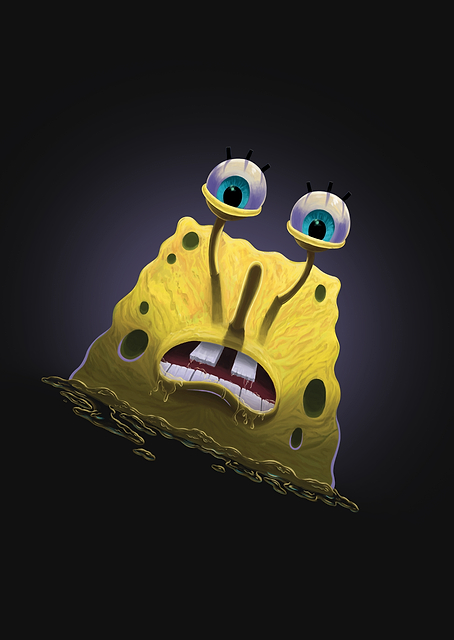 Spooky Snail Spongebob / PLATINA