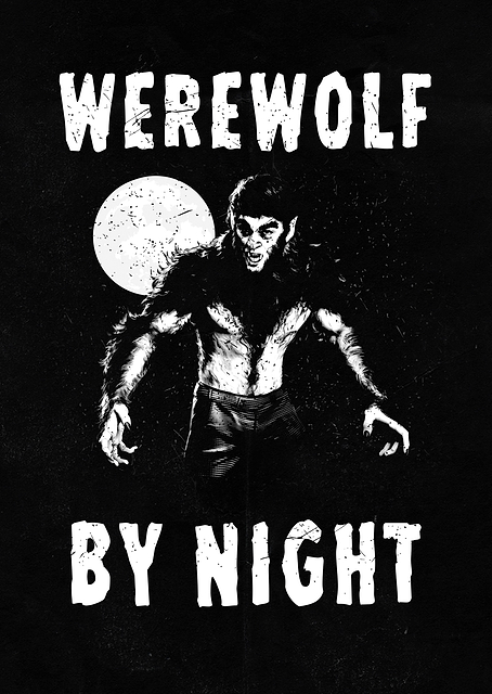 Werewolf by Night b&w / PLATINA