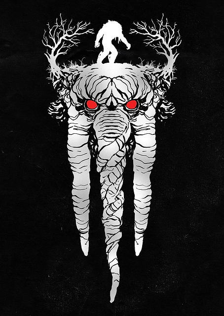 Man-Thing portrait / PLATINA