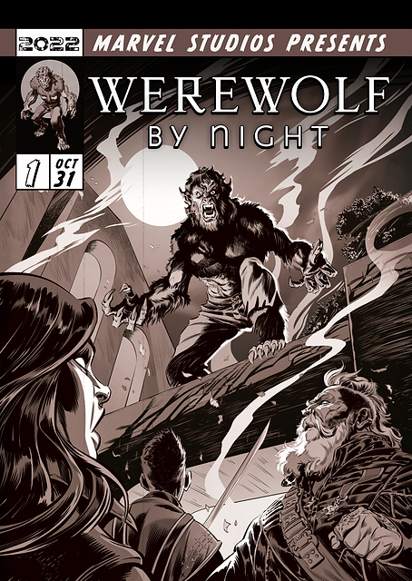 Werewolf comic book cover / PLATINA