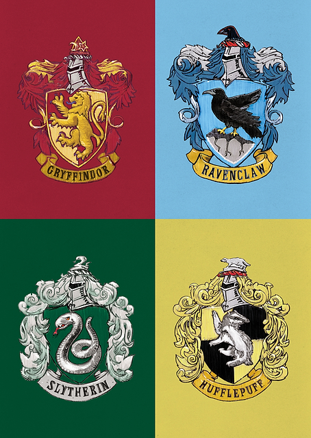 Hogwarts Houses Insignia / PLATINA