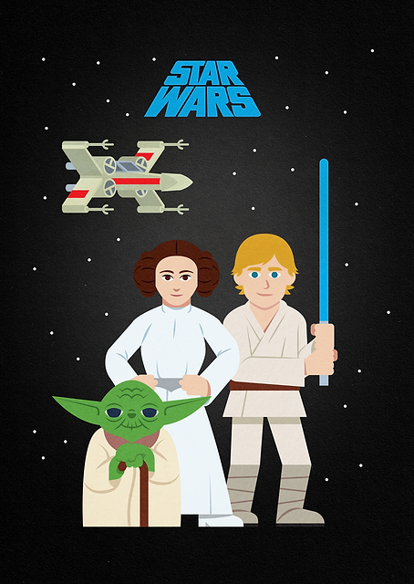 Luke, Leia & Yoda / PLATINA