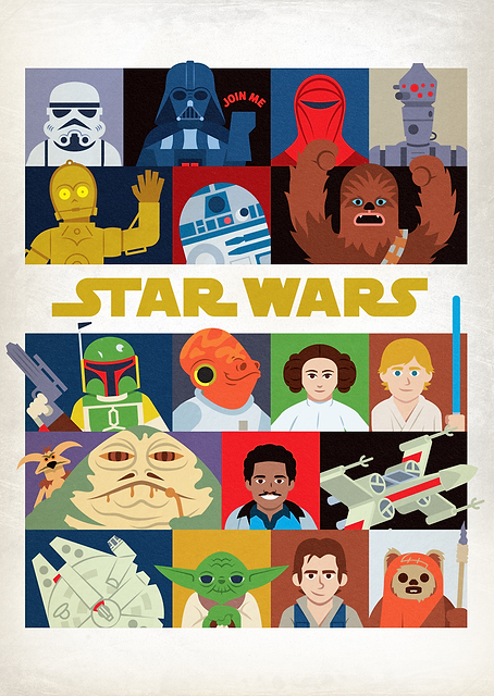 Star Wars main characters / PLATINA
