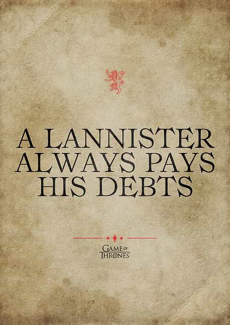 Lannister Always Pays... / platina