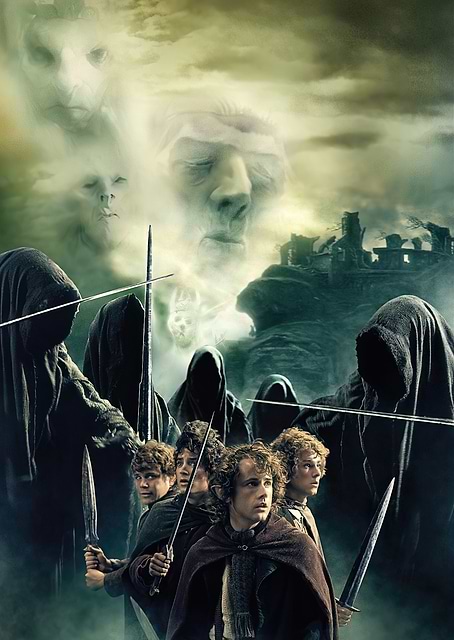 Hobbits at the Weathertop / platina