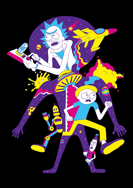 Rick and Morty Space / PLATINA