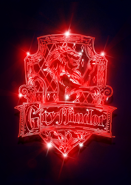 Gryffindor Neon Crest / PLATINA