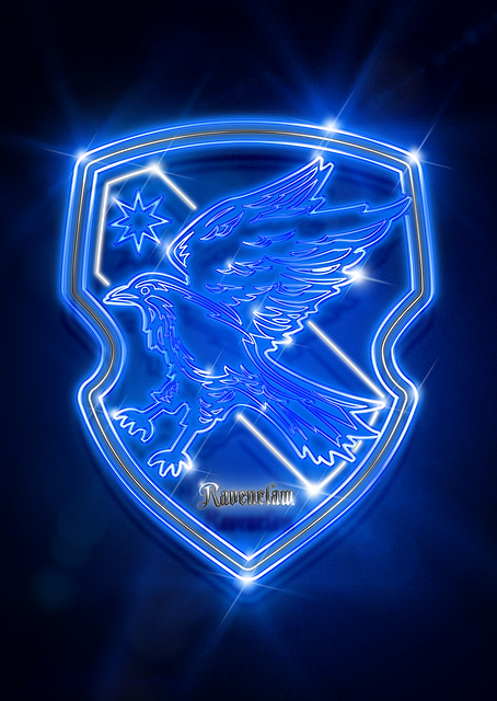 Ravenclaw Neon Emblem / PLATINA