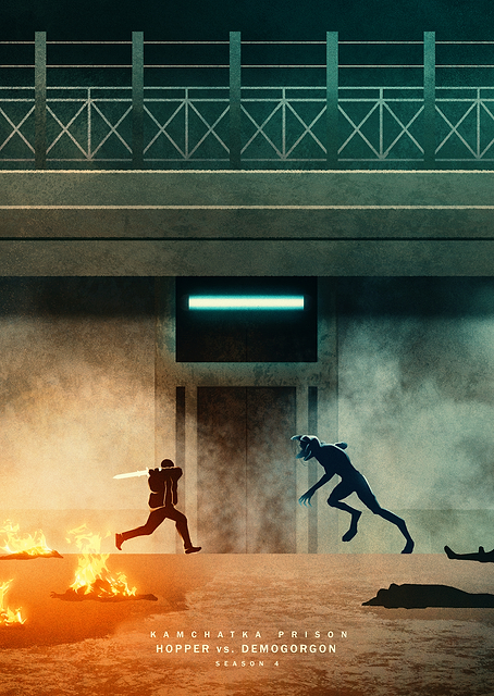 Hopper vs Demogorgon / PLATINA